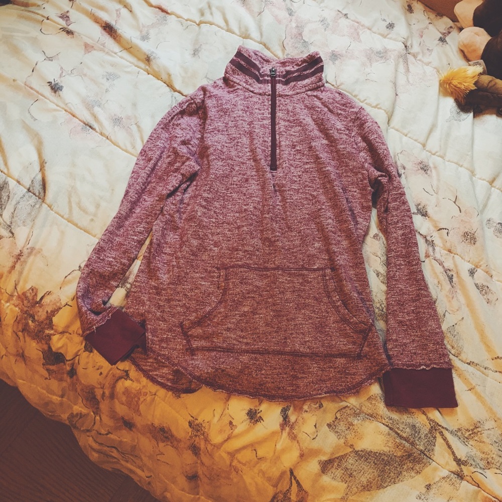 junior terry quarter zip up